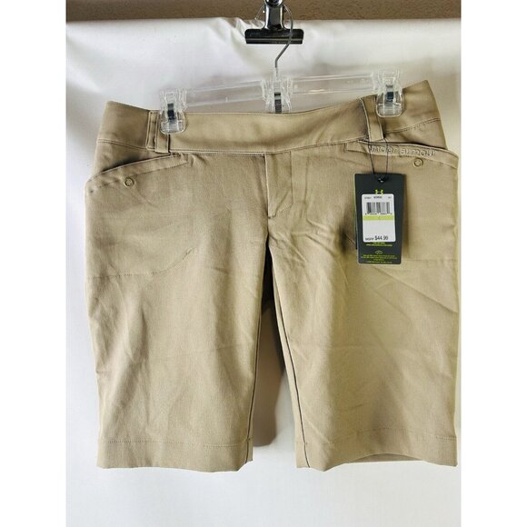New Under Armour Womens 4 Spell Out Polyester Bermuda Shorts - Picture 3 of 10